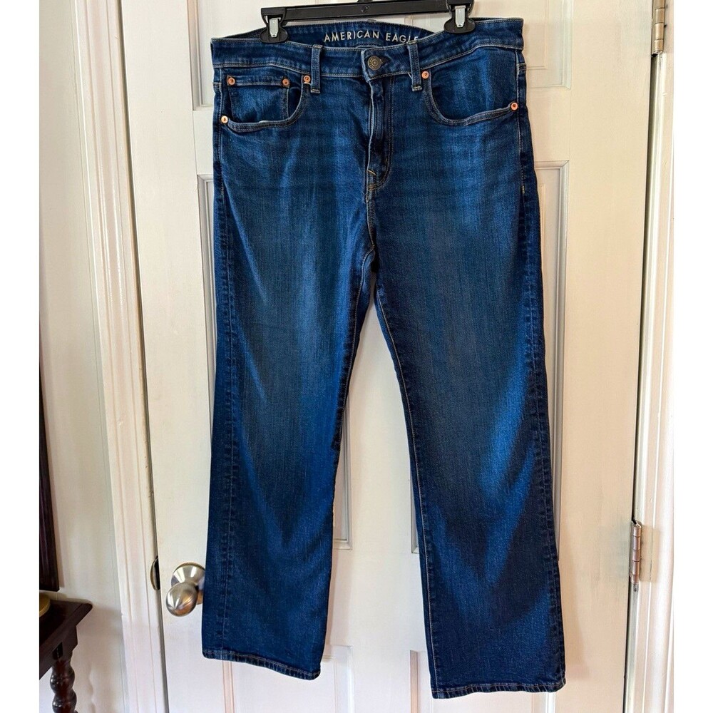 Men's American Eagle Denim Jeans Original Bootcut Airflex Plus 34 x 30
